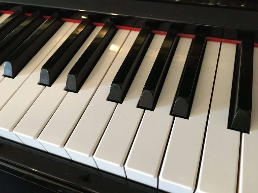 Piano Closeup